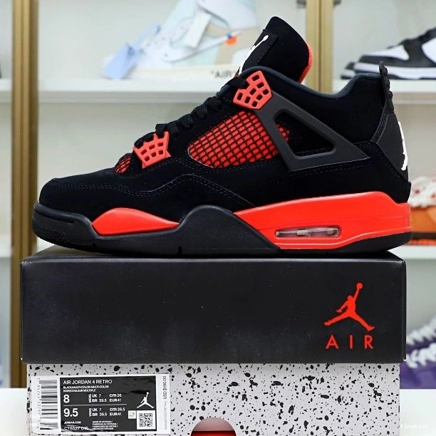 AIR JORDAN 'RED RETRO 4 THUNDER' 1229